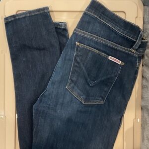 Hudson Jeans Dark Blue Straight Leg Women's Jeans